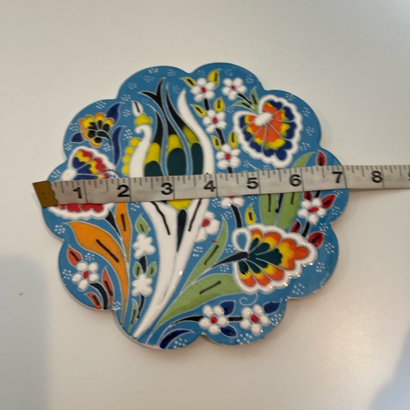 AYDIN LARGE TURKISH CERAMIC COASTER - Picture 4 of 5